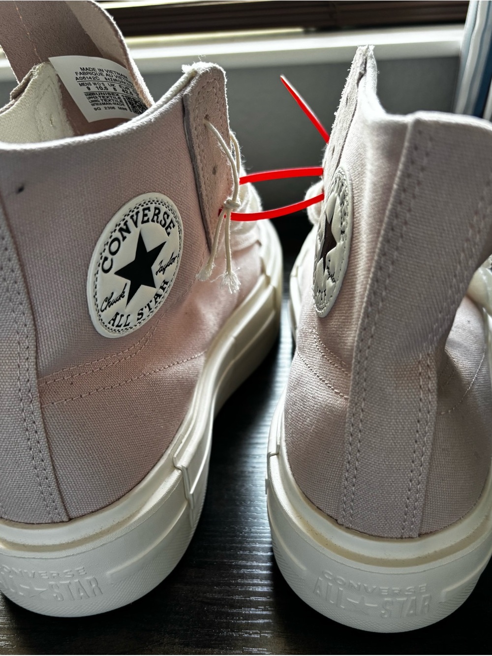 Converse High Top Chuck Taylor Platform Sneakers - size 10.5 women new - Picture 7 of 9